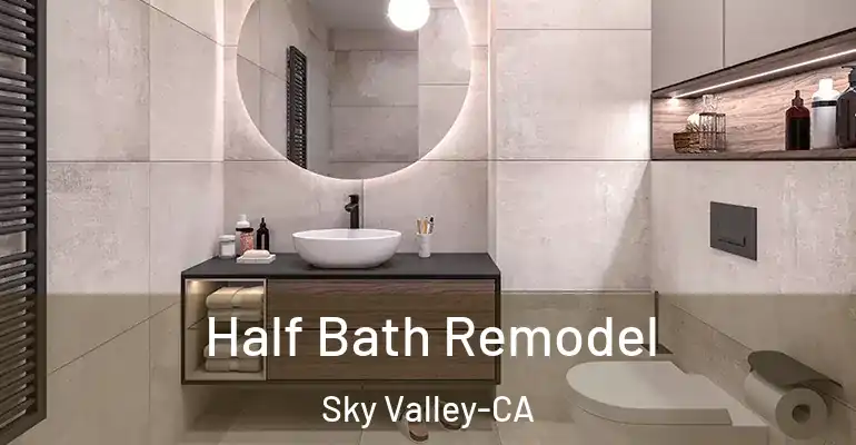 inner Bathroom imggen Half Bath Remodel Sky Valley-CA