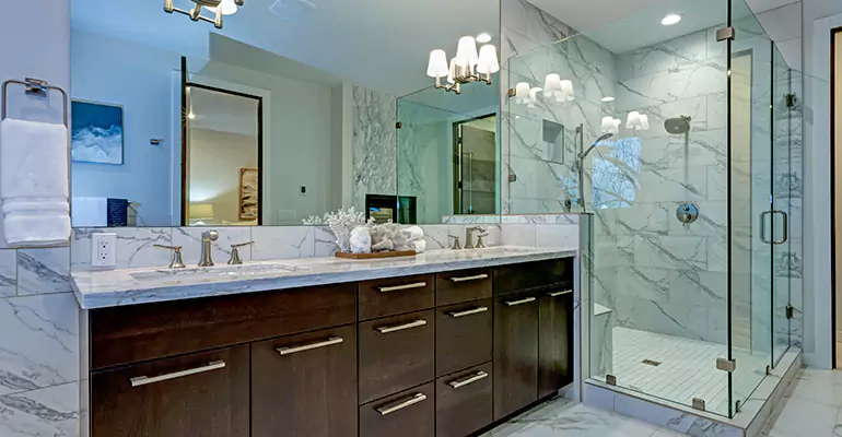 Partial Bathroom Reconstruction in Santa Ana