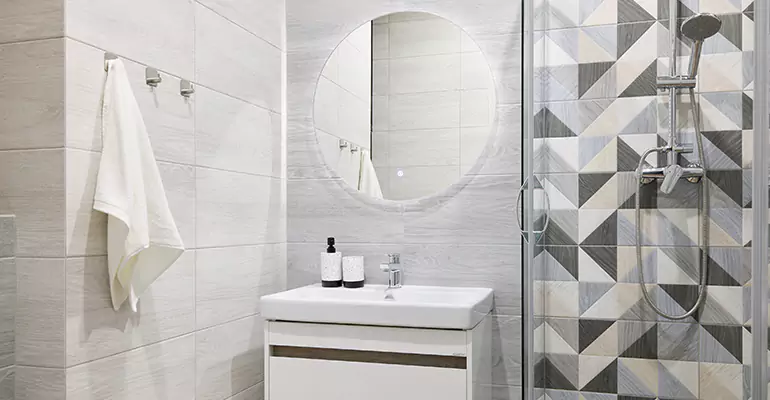 Small Master Bathroom Remodel in Santa Ana